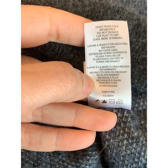 Rails blue wool long sleeves crew neck sweater size XL - Picture 5 of 12